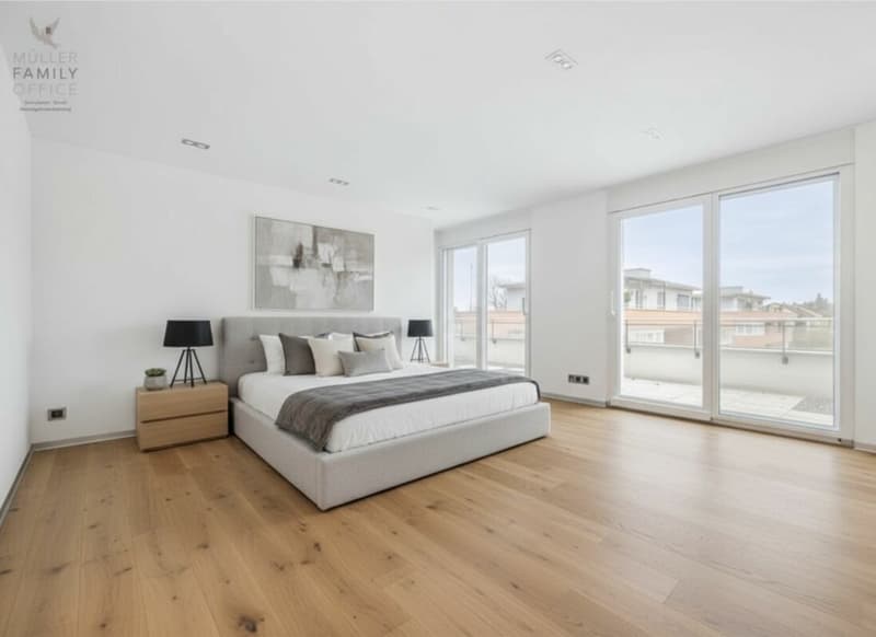 Élégance paisible avec vue - Appartement en attique de 5 1/2 pièces avec vue sur le lac de Constance (12)