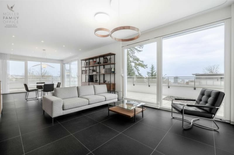 Élégance paisible avec vue - Appartement en attique de 5 1/2 pièces avec vue sur le lac de Constance (9)