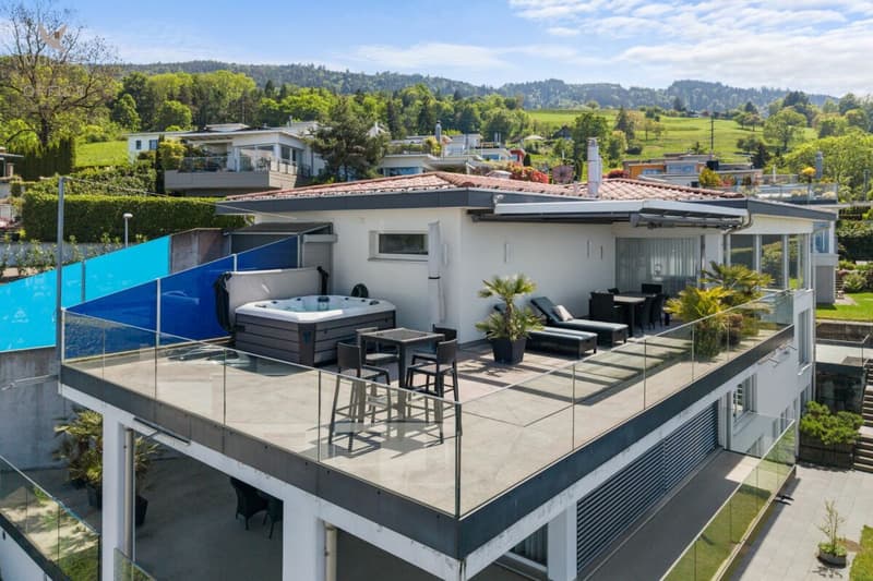 A Home with Horizon - Stylish 5 1/2 Room Attic Maisonette above Lake Constance (5)