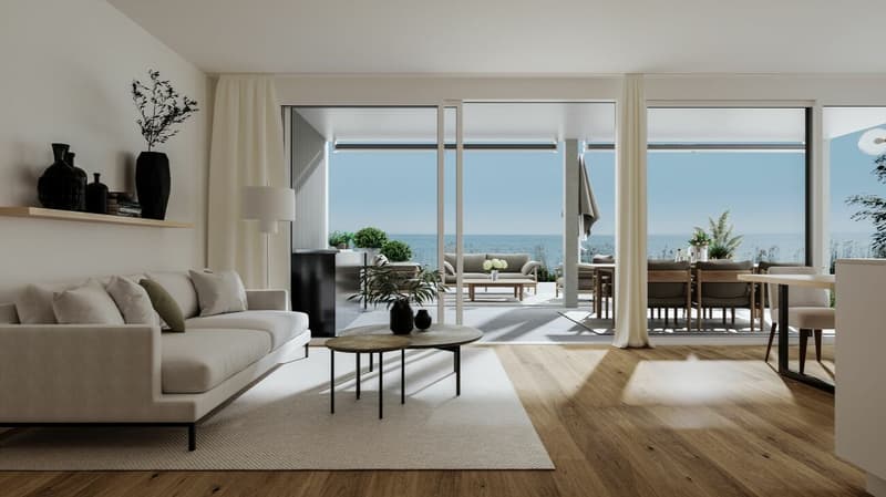 Projet de construction neuve Arrivée : Appartement 6 1/2 pièces unique avec vue imprenable sur le lac (9)