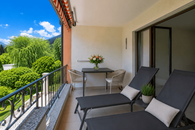 Moderne 2 1/2 Zimmer-Ferienwohnung mit grossem Pool an attraktiver Lage in Ascona (4)
