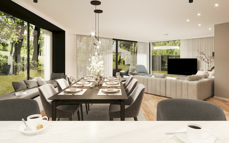 Moderner Neubautraum Doppel-Einfamilienhaus - zwischen Rhein und Bergen - Haus Süd (8)