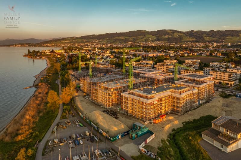 Neubau-Projekt Arrivée: Herrliche 3 1/2 Zimmer-Wohnung mit grosser Terrasse & Gartenanteil (2)