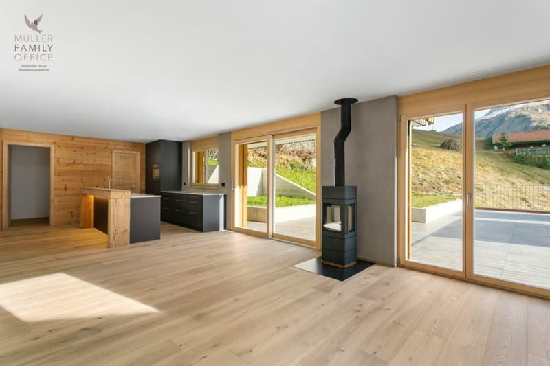 Neubau Wohntraum im modernen Bergchic - 4 1/2 Zimmer-Wohnung mit grosser Panorama Terrasse (Zweitwohnung) (5)