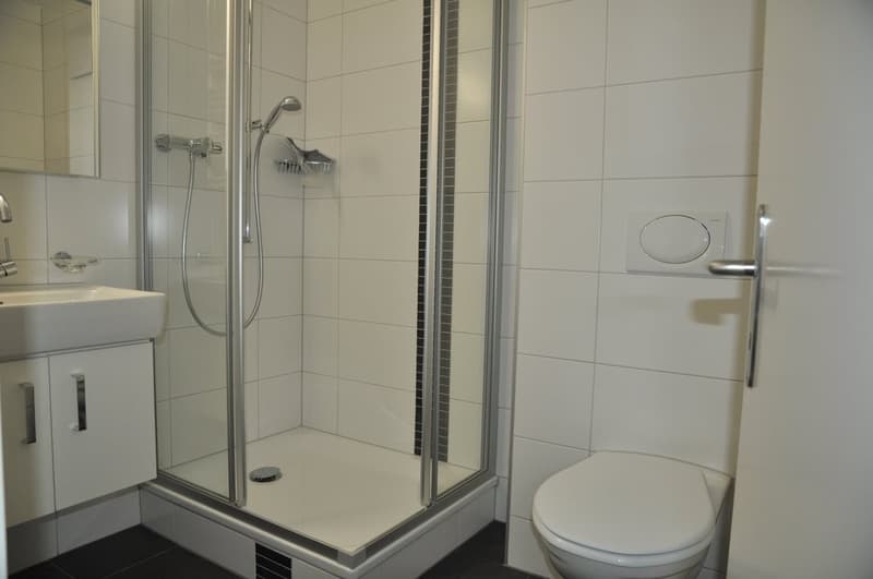 Dusche mit WC