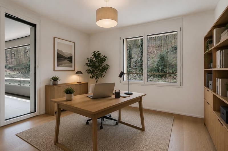 Modern 3.5-room new apartment with balcony and garage in Zürich-Seebach (5)