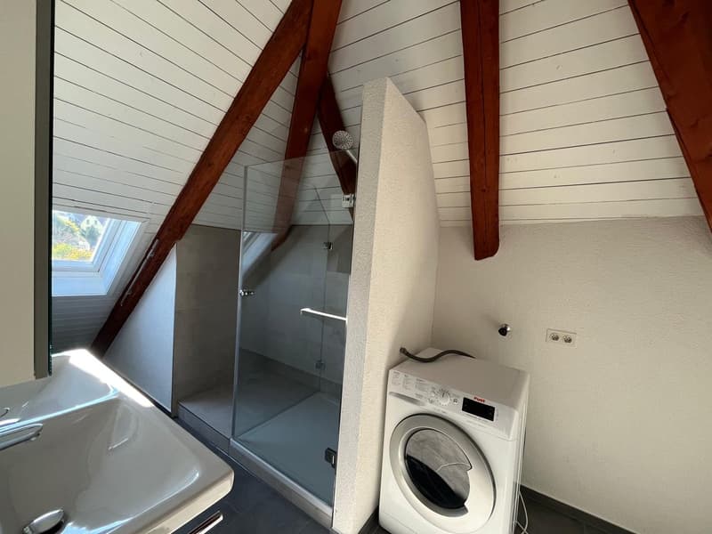 Grosses Bad Dachgeschoss