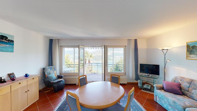 Appartamento di 4.5 locali con giardino e vista sul lago a Montagnola (1)