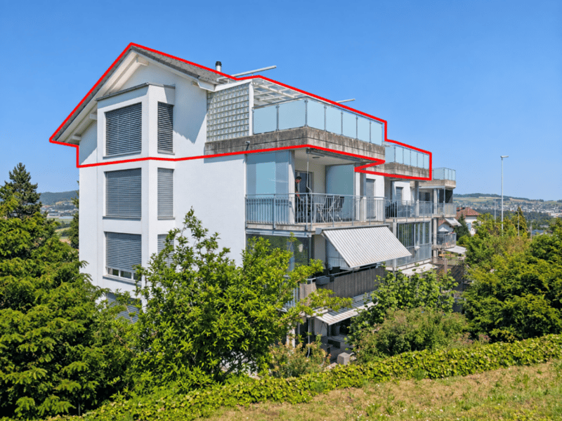 Einzigartige Attikawohnung mit herrlicher Terrasse und Blick ins Grüne (13)