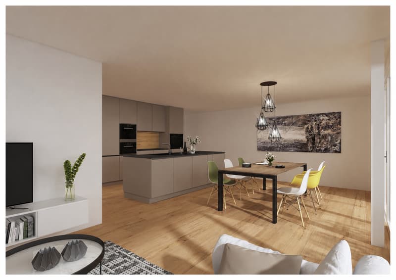 Living of the highest class – exclusive 3.5-room terrace apartment at Buechenberg (1)