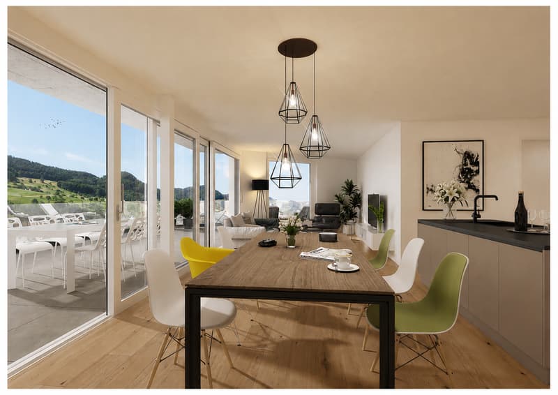 Living of the highest class – exclusive 3.5-room terrace apartment at Buechenberg (2)