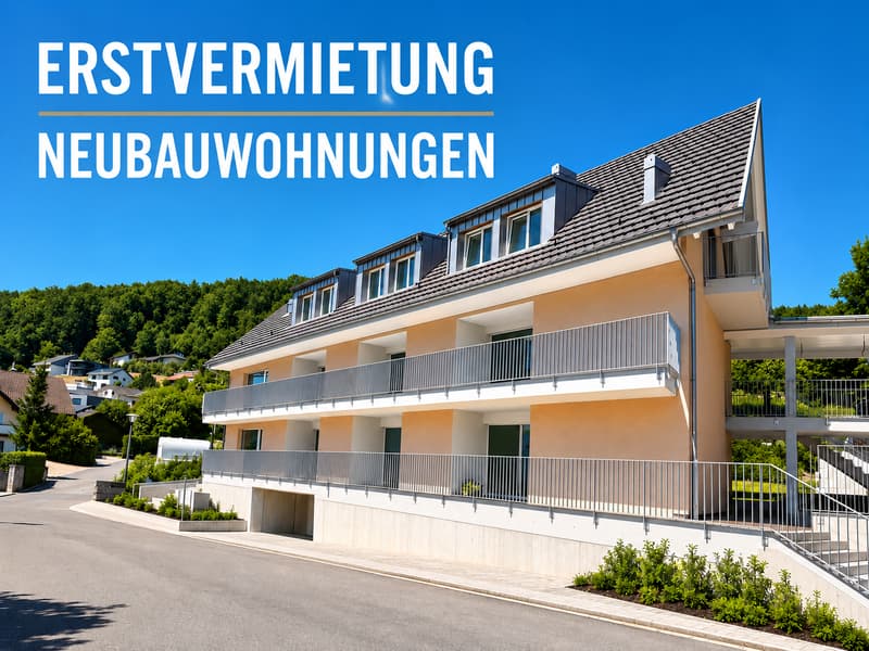 First-time rental of 2 MFH Kirchweg 83 in Zullwil – Modern living in the countryside (1)