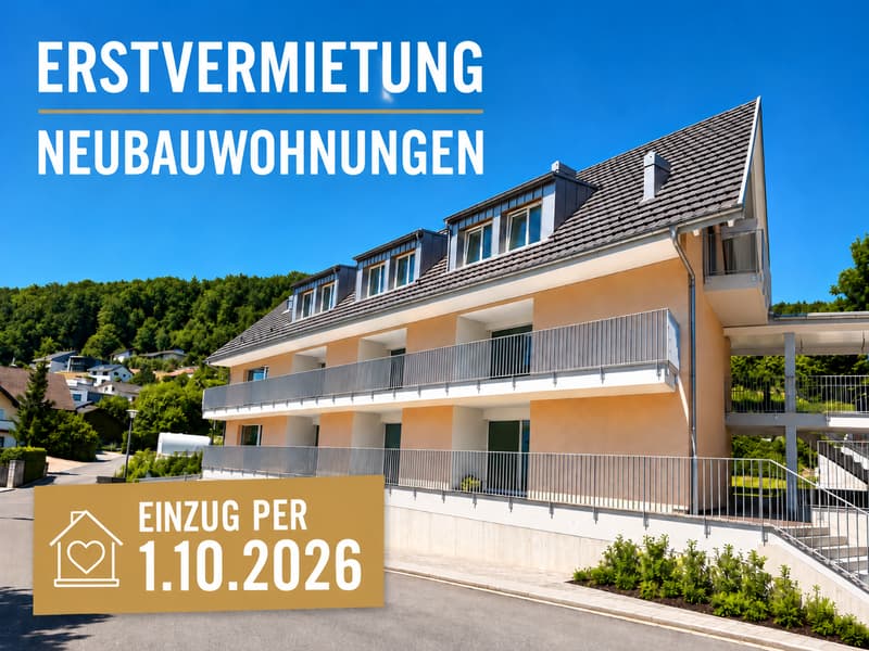 Erstvermietung 2 MFH Kirchweg 358 / 359 in Zullwil – Modern wohnen im Grünen (1)