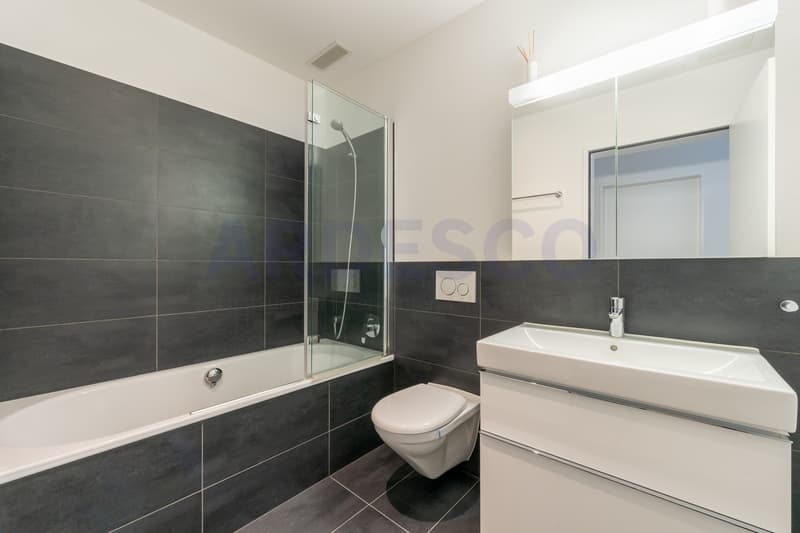 Nasszelle mit Badewanne