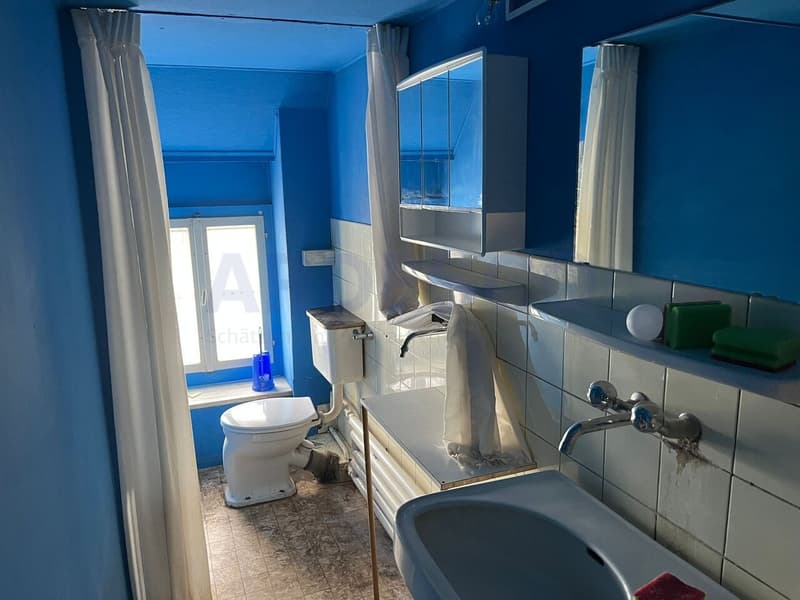 WC direkt in der Wohnung