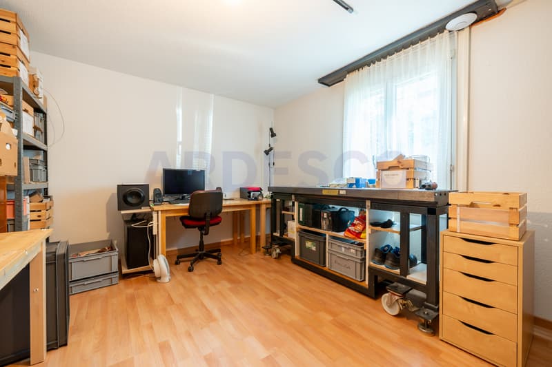 Zimmer im Untergeschoss