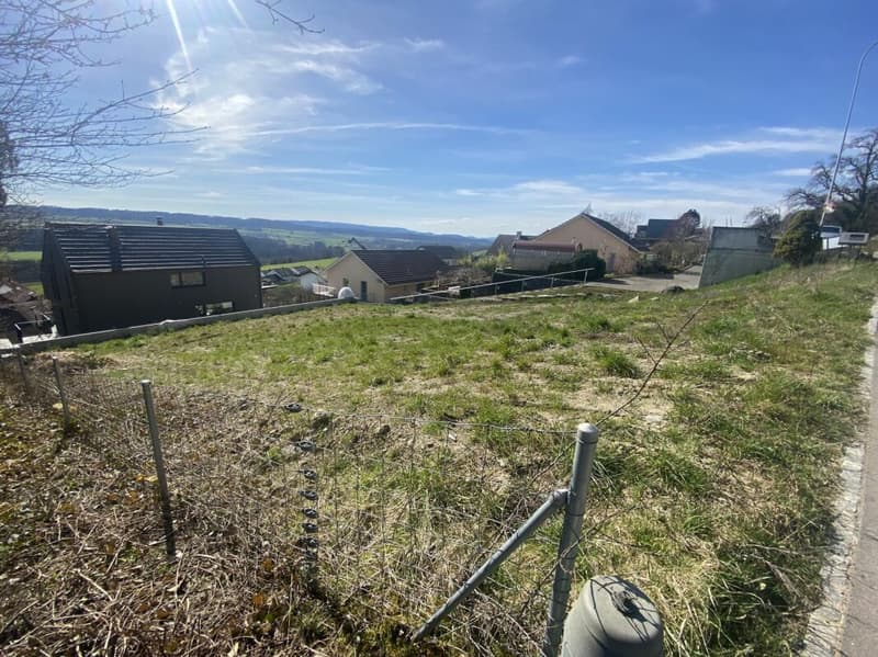 Parcelle de construction dans "Urban", Neunforn 594m2, entièrement aménagée, ensoleillée et avec une vue loin (sans obligation d'architecture) pour maison unifamiliale ou projet de maison jumelée (5)