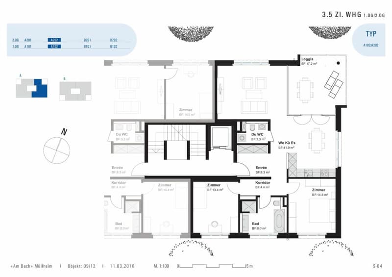 Moderne 3.5-Zimmer-Wohnung im Dorfkern von Müllheim (11)