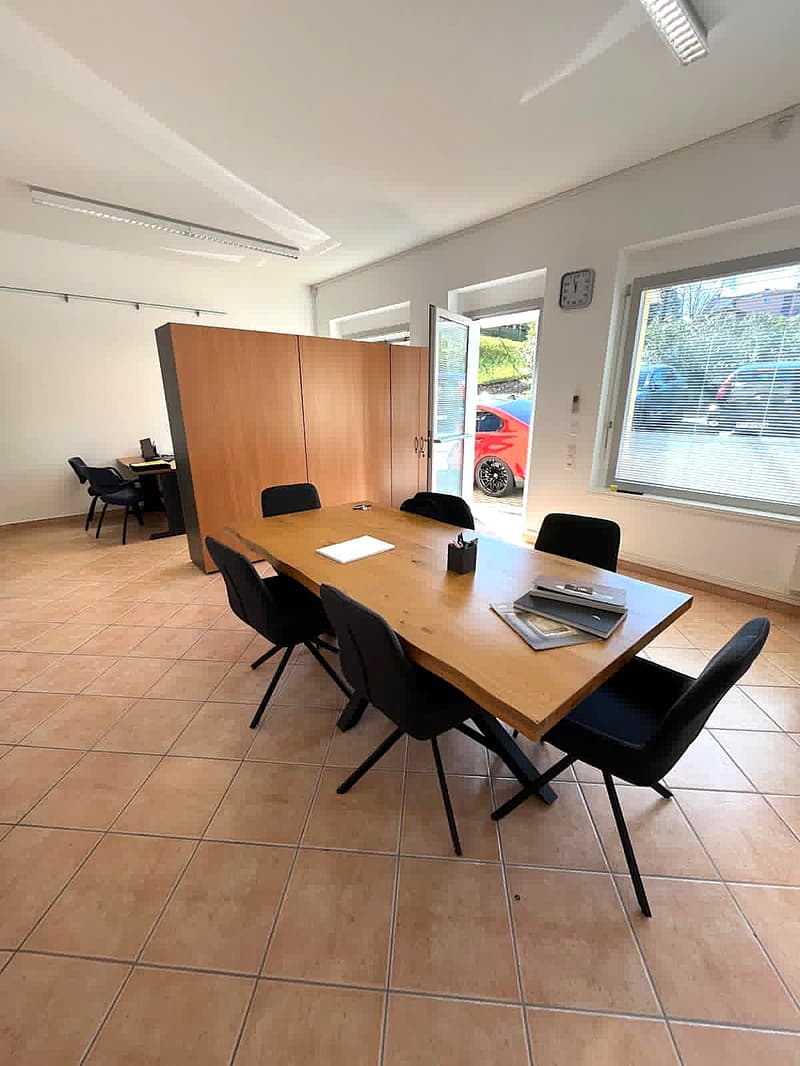 Breganzona: comfortable office/store with windows and 2 parking spaces (2)
