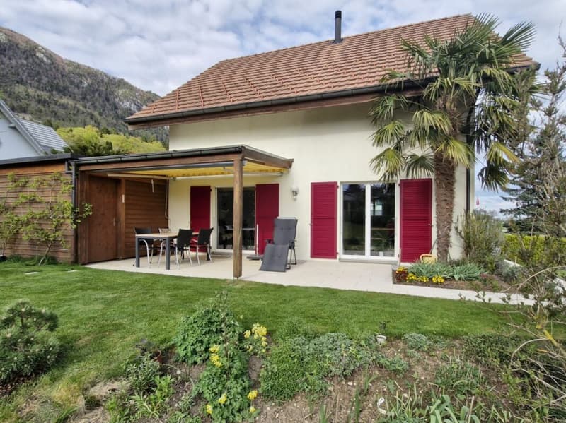 Great single-family house with wind-protected seating area (3)