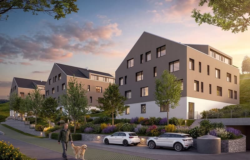 100 m² large garden apartment with 3.5 rooms, optimal room layout (Top B 0.2) (3)