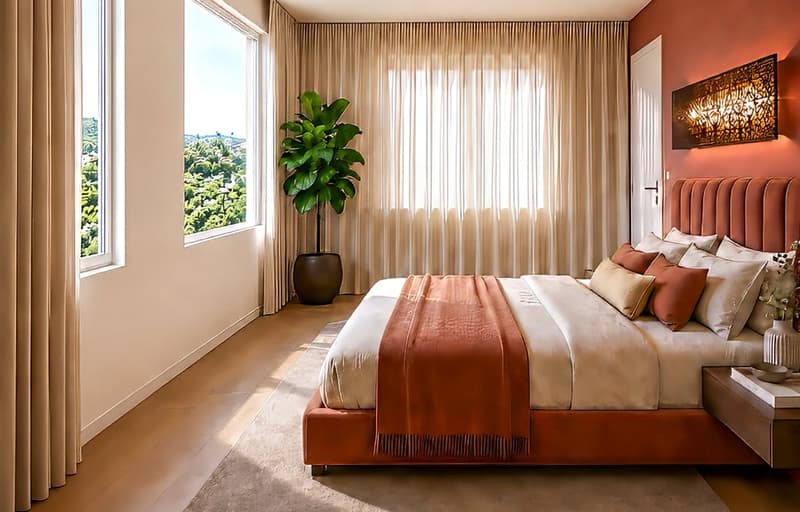 Appartement 3,5 pièces avec 100 m², terrasse sud, situation en pente dans un environnement vert (Top A 1.2) (2)