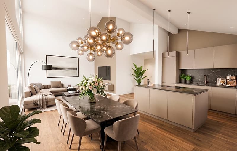 Appartement de rêve 5,5 pièces au dernier étage, terrasse immense, accès par ascenseur, situation idéale (Top A 2.1) (2)