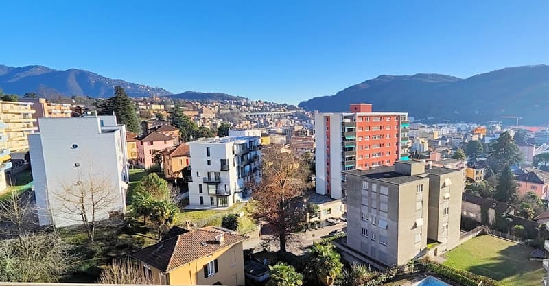 Bright 3.5-room apartment with balcony and panoramic view in Vacallo (11)