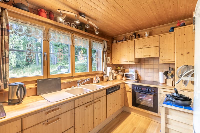 Küche, 3.5 Zimmer Wohnung im Erdgeschoss