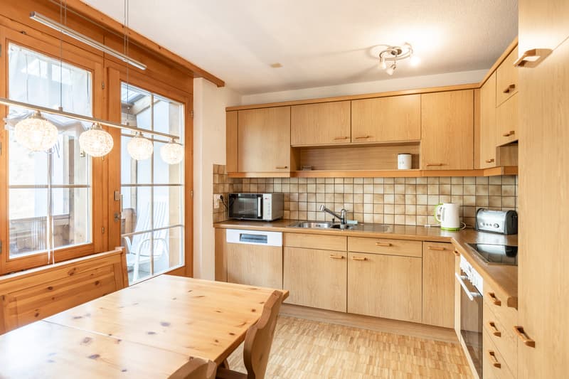 Küche in der 4.5 Zimmerwohnung im 1.OG