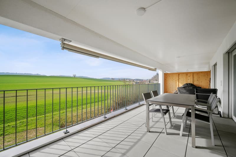 Balkon mit Aussicht