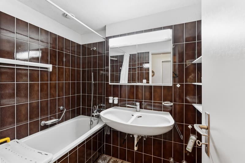 Badezimmer mit nostalgischem Charme