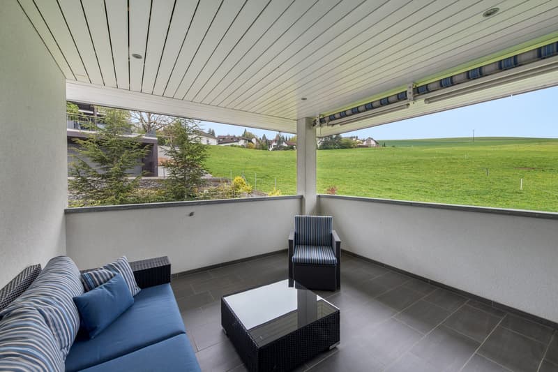 Gedeckter Balkon