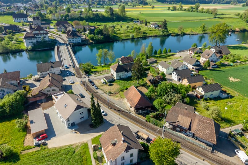 Nur wenige Schritte vom Aareufer entfernt
