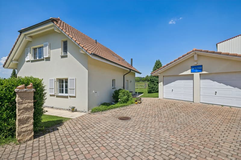 Entrée avec garage