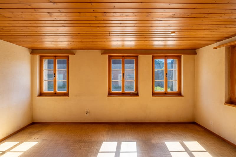 Gemütliches Wohnzimmer (Wohnung rechts)