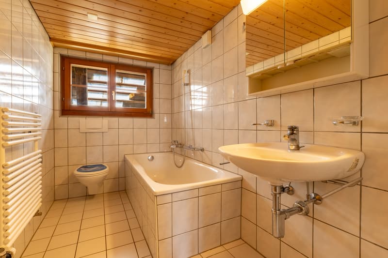 Badezimmer (Wohnung links)
