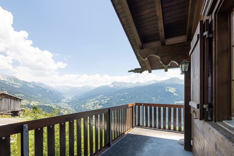 Aussicht vom Balkon aus Wohnbereich