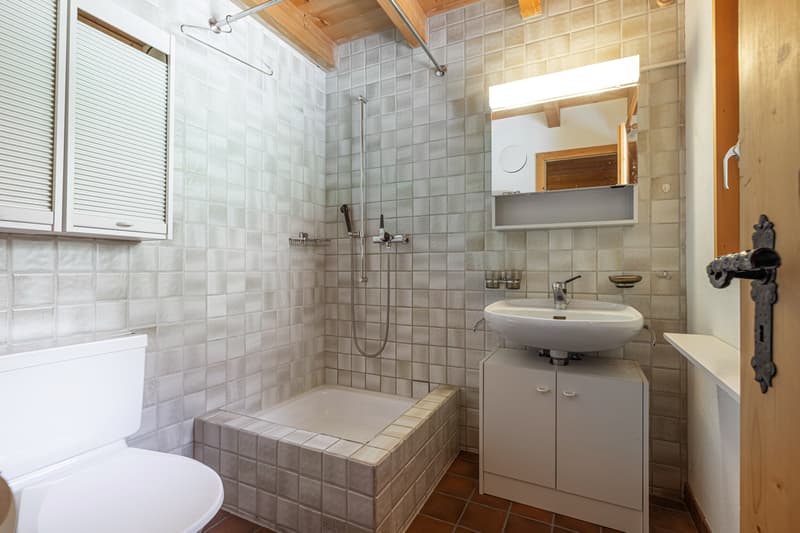Badezimmer im Erdgeschoss