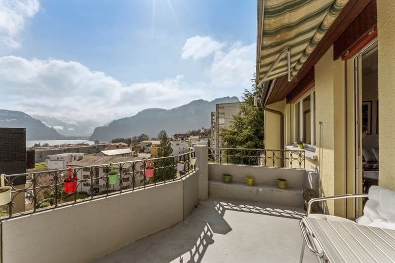 Balkon mit Seesicht