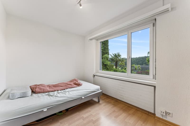 die Zimmer trumpfen auf mit angenehmer Grösse und schönem Ausblick