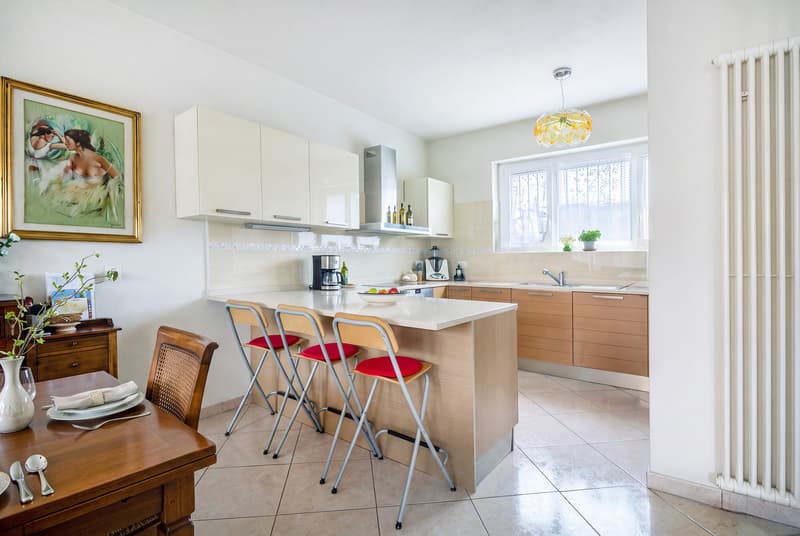 Cucina con penisola