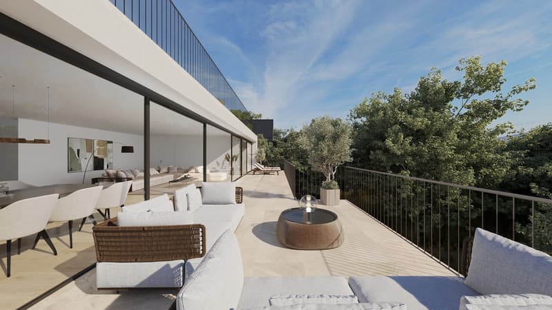 Visualisierung Terrasse