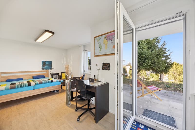 Attraktives Zimmer mit direktem Zugang zur Gartenterrasse