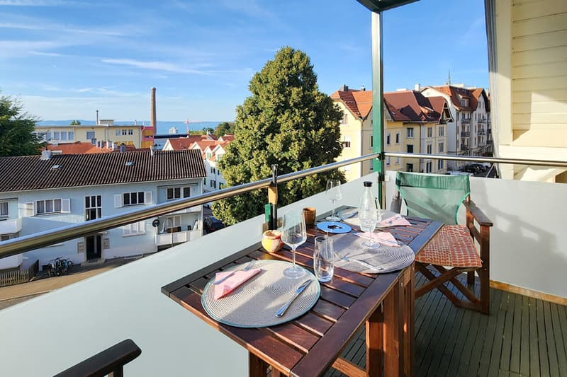 Balkon mit Seesicht