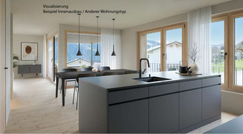 Appartamento nuovo di 3½ locali con giardino nel progetto PRADA, Seewis (2)