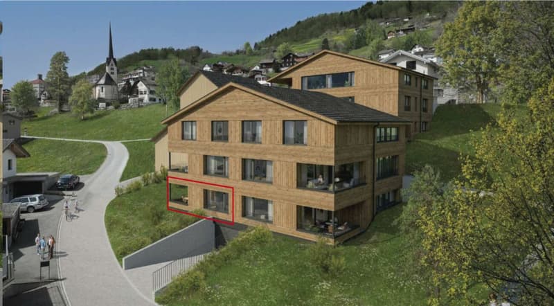 Appartamento nuovo di 3½ locali con giardino nel progetto PRADA, Seewis (6)