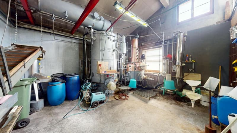 Proprietà commerciale con distilleria e potenziale di sviluppo a Gams (2)