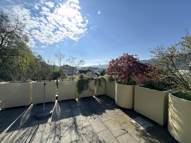 Zuoberst, sonnig mit herrlicher Aussicht und Privatsphäre (4)