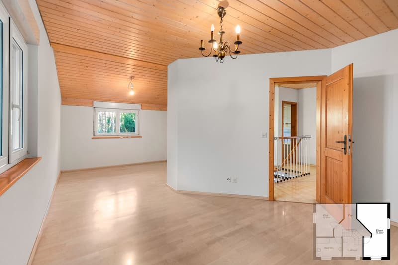 Maison d'angle avec grange, étable et jardin : potentiel de rénovation abordable à Buch SH (7)